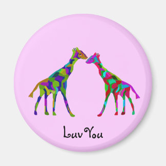 Giraffe Luv Magnet
