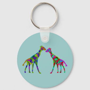 Giraffe Luv Schlüsselanhänger