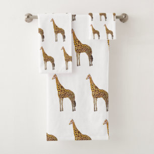 Giraffe Malerei Badetuch Set