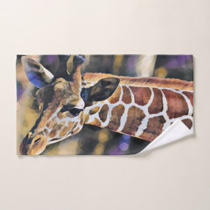 Giraffe Malerei Vintag Handtuch