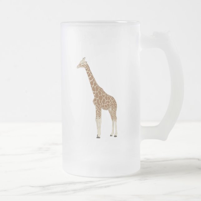 Giraffe Mattglas Bierglas (Rechts)