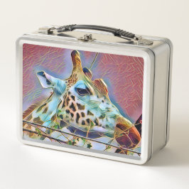 GIRAFFE METALL BROTDOSE
