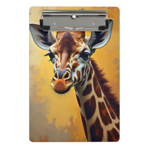 Giraffe Mini Klemmbrett