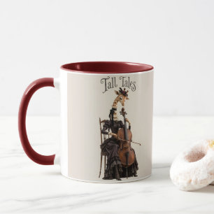 Giraffe mit Cello Tasse
