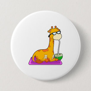 Giraffe mit Coconut Button