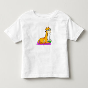 Giraffe mit Coconut Kleinkind T-shirt