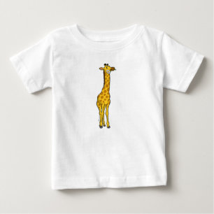 Giraffe mit Daisy Baby T-shirt