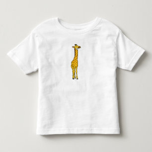 Giraffe mit Daisy Kleinkind T-shirt