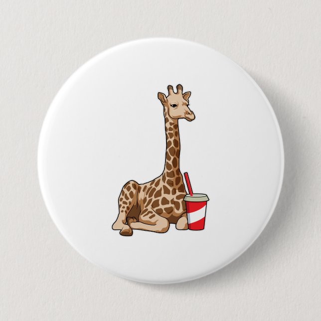 Giraffe mit Drink Button (Vorderseite)
