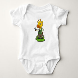 Giraffe mit Mobile Baby Strampler
