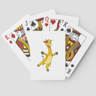 Giraffe mit Ribbon Spielkarten