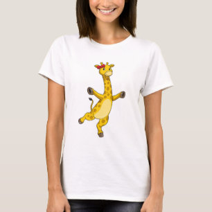 Giraffe mit Ribbon T-Shirt