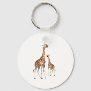 Giraffe mit Sonnenbrille Jungle Safari Animal Gira Schlüsselanhänger