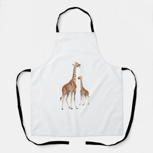 Giraffe mit Sonnenbrille Jungle Safari Animal Gira Schürze