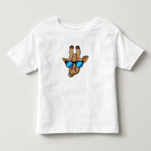 Giraffe mit Sonnenbrille Kleinkind T-shirt