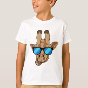 Giraffe mit Sonnenbrille T-Shirt