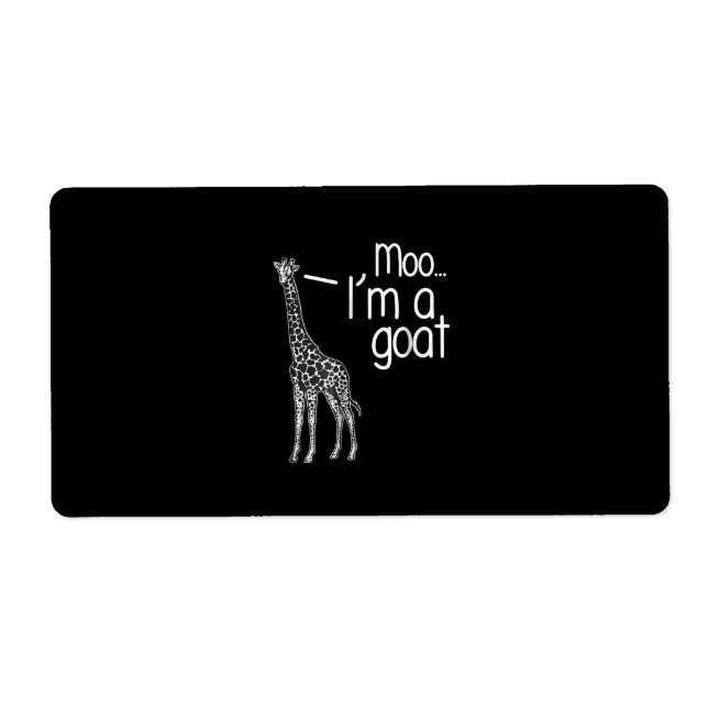 Giraffe Moo I bin eine Ziege (Vorne)