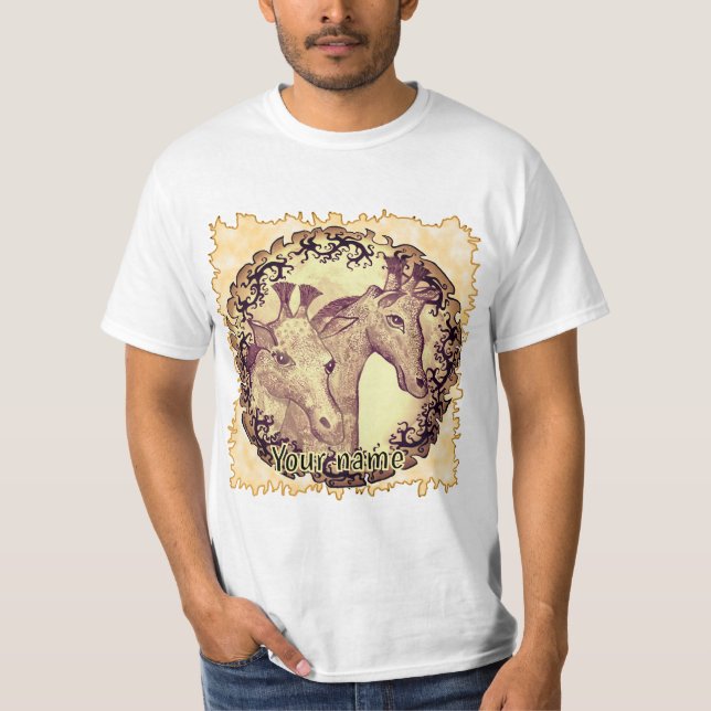 Giraffe Moon T - Shirt (Vorderseite)