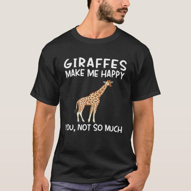 Giraffe Motive for all  of Animal & Zoo Giraffe T-Shirt (Vorderseite)