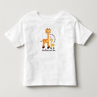 Giraffe Mum und Calf Kleinkind T-shirt