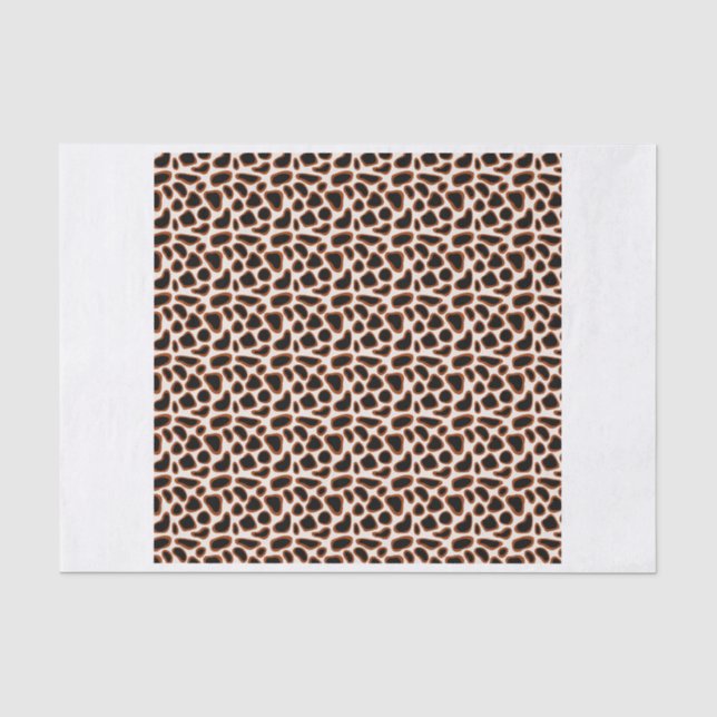 Giraffe-Muster für Tierdrucke Seidenpapier (Vorderseite)