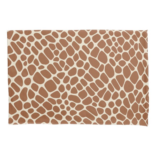 Giraffe Muster Kissenbezug (Vorderseite-Links)