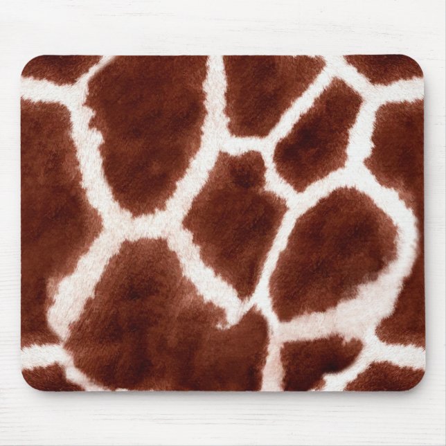 Giraffe Musterschrift Mousepad (Vorne)