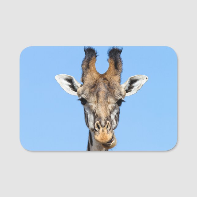 Giraffe Namensschild (Vorderseite)