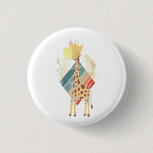 Giraffe Niedliche Umarmtaste Sondergeschenk für Button