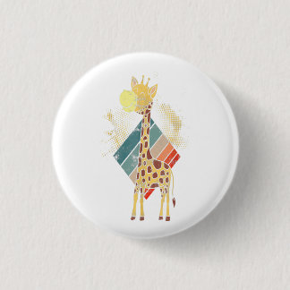Giraffe Niedliche Umarmtaste | Sondergeschenk für Button