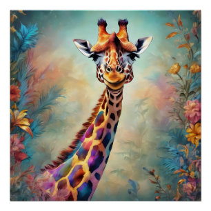 Giraffe no 14 Poster brillant