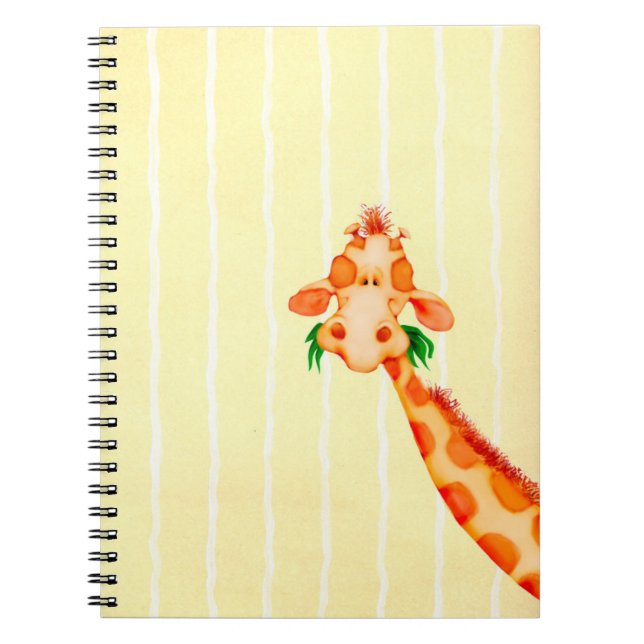 Giraffe - Notebook Notizblock (Vorderseite)