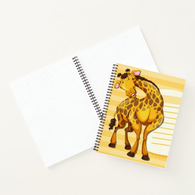 Giraffe - Notebook Notizbuch (Innenseite)