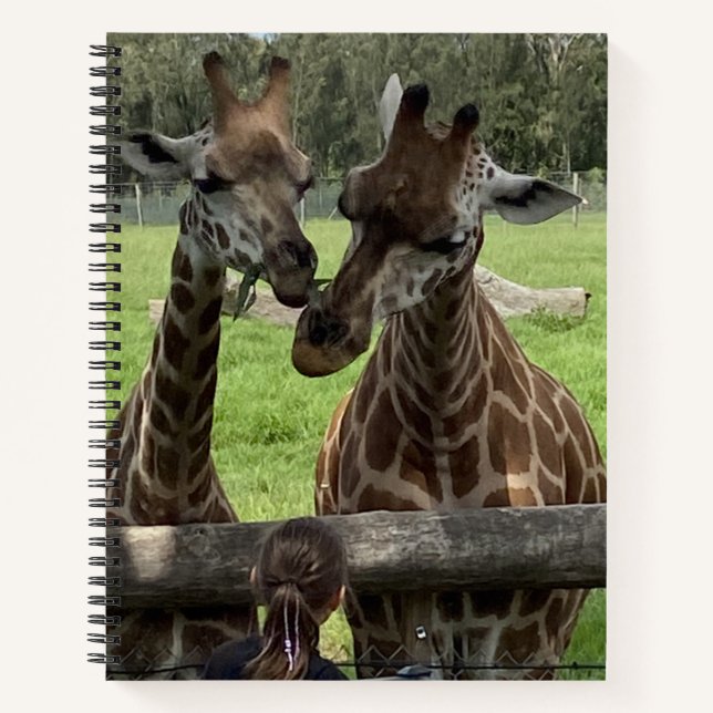 Giraffe - Notebook Notizbuch (Vorderseite)