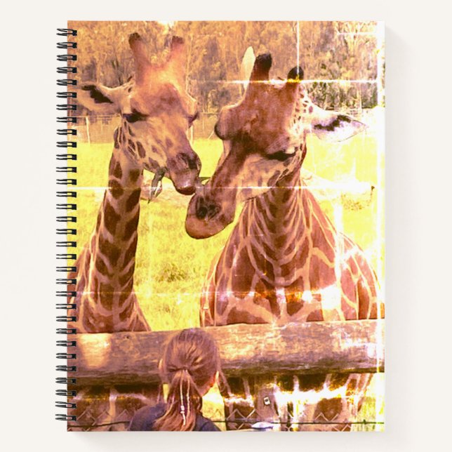 Giraffe - Notebook Notizbuch (Vorderseite)