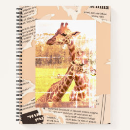Giraffe - Notebook Notizbuch