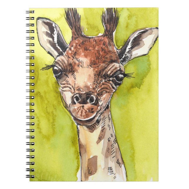 Giraffe Notizblock (Vorderseite)