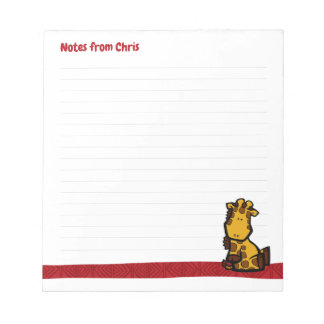 Giraffe Notizblock