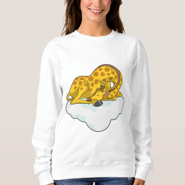 Giraffe on Clouds Sweatshirt (Vorderseite)