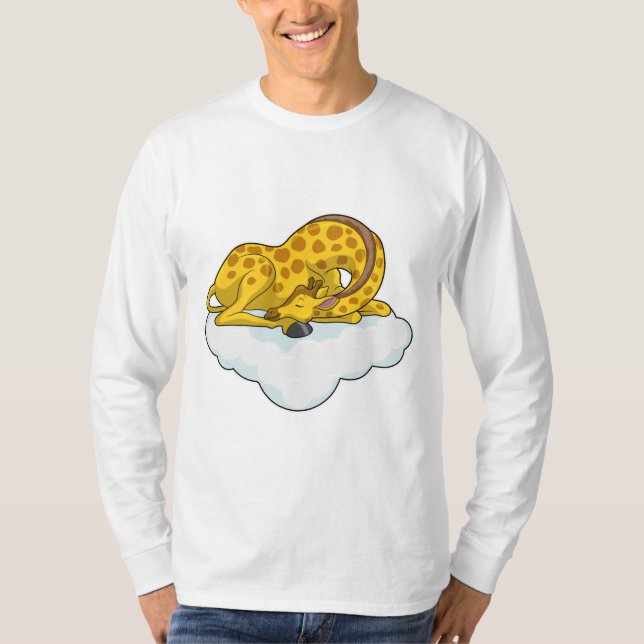 Giraffe on Clouds T-Shirt (Vorderseite)