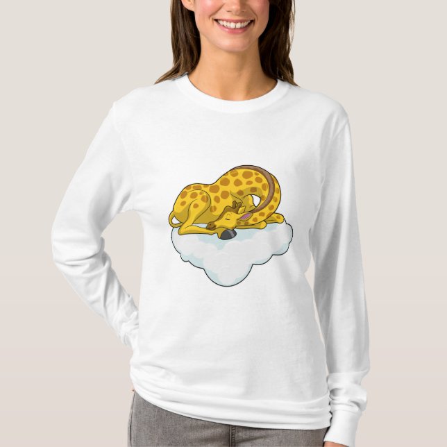 Giraffe on Clouds T-Shirt (Vorderseite)