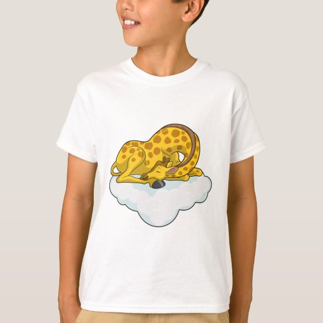 Giraffe on Clouds T-Shirt (Vorderseite)