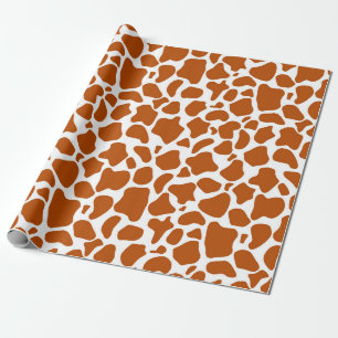 Giraffe Orange Druck Geschenkverpackungspapier Geschenkpapier