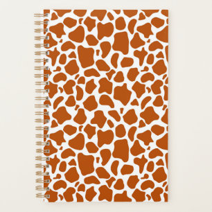 Giraffe Orange Druck Notizbuch Planer
