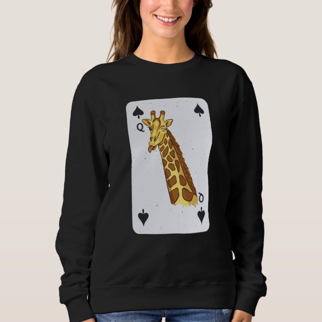 Giraffe Ornament Giraffe Merch Animal Print Giraff Sweatshirt (Vorderseite)