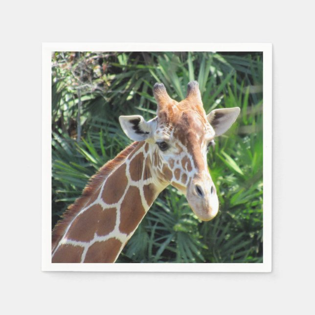 Giraffe Paper Napkins Serviette (Vorderseite)