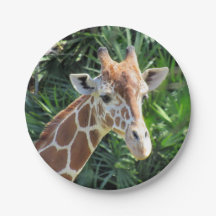 Giraffe-Papierplatte