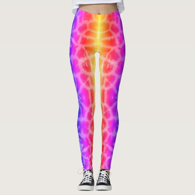 Giraffe-Party Leggings (Vorderseite)