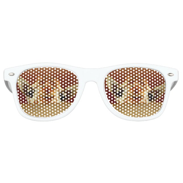 Giraffe-Party-Sonnenbrille Partybrille (Vorderseite)
