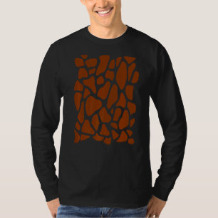 Giraffe Pattern Afrikanische Tiergiraffen T-Shirt
